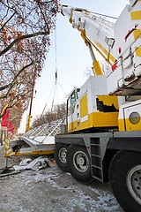 Image showing Crane Truck Lift