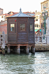 Image showing Venice Wooden Kiosk