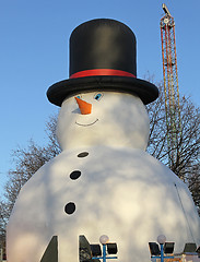 Image showing Inflatable Snowman