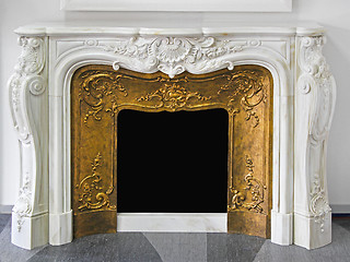 Image showing Rustic Fireplace