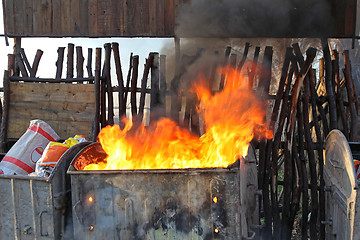 Image showing Inferno Dumpster