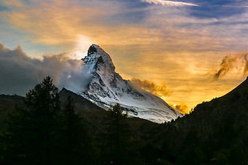 Image showing Matterhorn in Swiss Alps