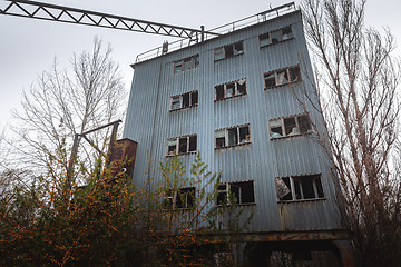 Image showing Abandoned cement factory near Chernobyl Nuclear Power Plant