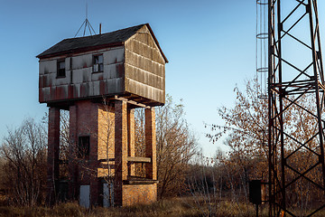 Image showing Small house on coluimns