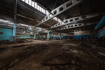 Image showing Building interior in Jupiter Factory, Chernobyl Exclusion Zone 2019