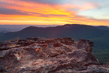 Image showing Blue Mountains Australia landscape