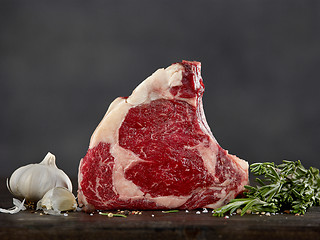 Image showing fresh raw beef steak