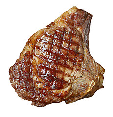 Image showing grilled juicy beef steak meat