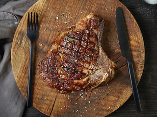 Image showing grilled beef steak