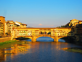 Image showing Ponte Vecchio in Florence, Italy                             