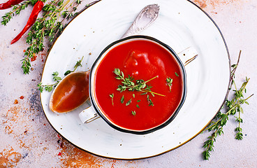 Image showing tomato sauce