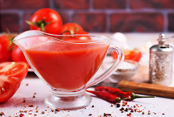 Image showing tomato sauce