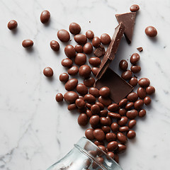 Image showing sweet chocolate balls