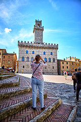 Image showing Palazzo Comunale (Town Hall) in Piazza Grande, Antique Montepulc