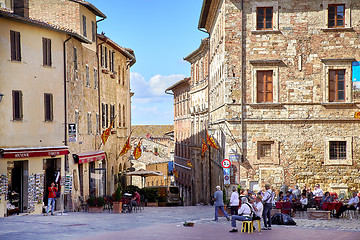 Image showing View of Montepulciano Piazza Grande 