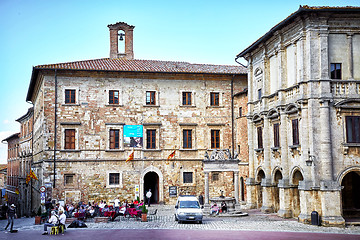 Image showing View of Montepulciano Piazza Grande 