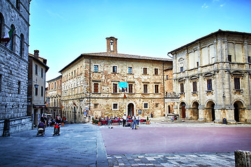 Image showing View of Montepulciano Piazza Grande 