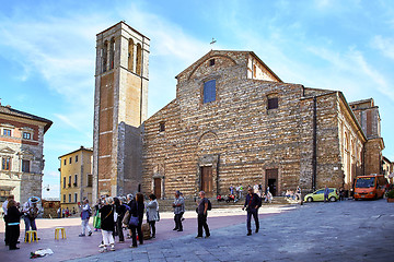 Image showing View of Montepulciano Piazza Grande 