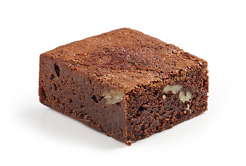 Image showing piece of brownie cake