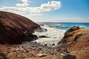 Image showing Beautiful landscape of Lanzarote Island