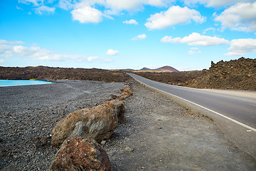 Image showing Beautiful landscape of Lanzarote Island