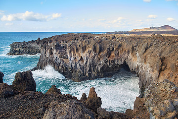 Image showing Beautiful landscape of Lanzarote Island