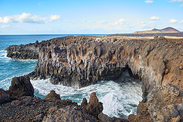 Image showing Beautiful landscape of Lanzarote Island