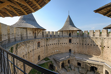 Image showing Inner space of medieval fortress in Soroca, Republic of Moldova