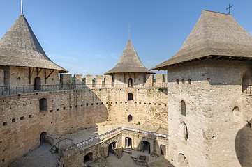 Image showing Inner space of medieval fortress in Soroca, Republic of Moldova