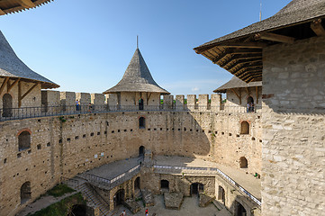 Image showing Inner space of medieval fortress in Soroca, Republic of Moldova