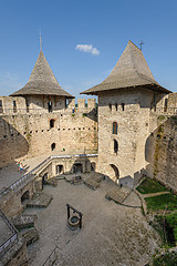 Image showing Inner space of medieval fortress in Soroca, Republic of Moldova