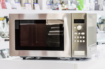 Image showing microwave oven in retail store