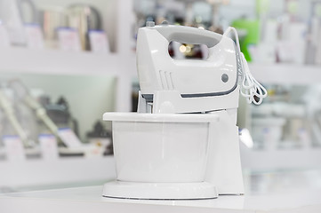 Image showing single electric food processor in retail store