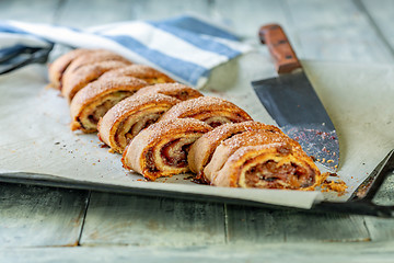 Image showing Rugelach is a traditional dessert of Jewish cuisine.