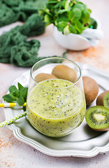 Image showing kiwi smoothie