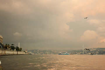 Image showing view of the quay ortakoy