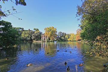 Image showing Villa Borghese Gardens