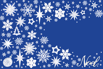 Image showing Christmas and Noel Abstract Background