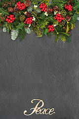 Image showing Christmas Peace Background