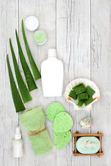 Image showing Aloe Vera Skincare and Health Care