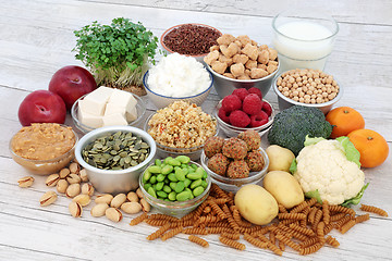 Image showing Vegan Health Food Selection