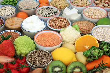 Image showing Vegan Health Food for a Healthy Life