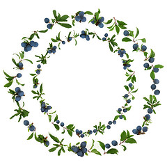 Image showing Abstract Sloe Berry Wreath