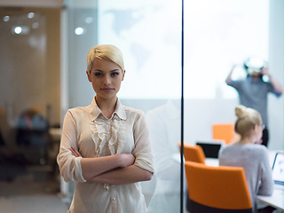 Image showing Portrait of successful Businesswoman