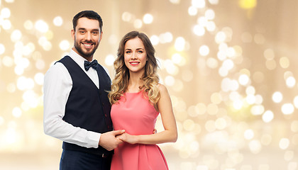 Image showing happy couple in party clothes