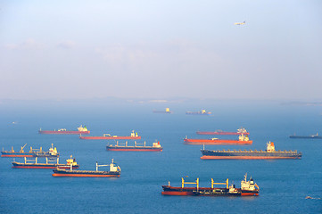 Image showing Shipping industry of Singapore