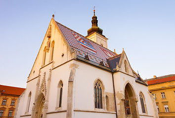 Image showing St. Mark Church. Zagreb, Croatia