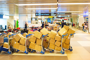 Image showing Baggage at airport