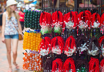 Image showing Woman at Chinatown market, Singapore