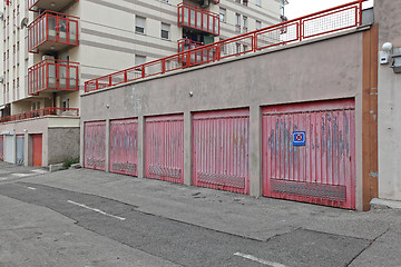 Image showing Garages